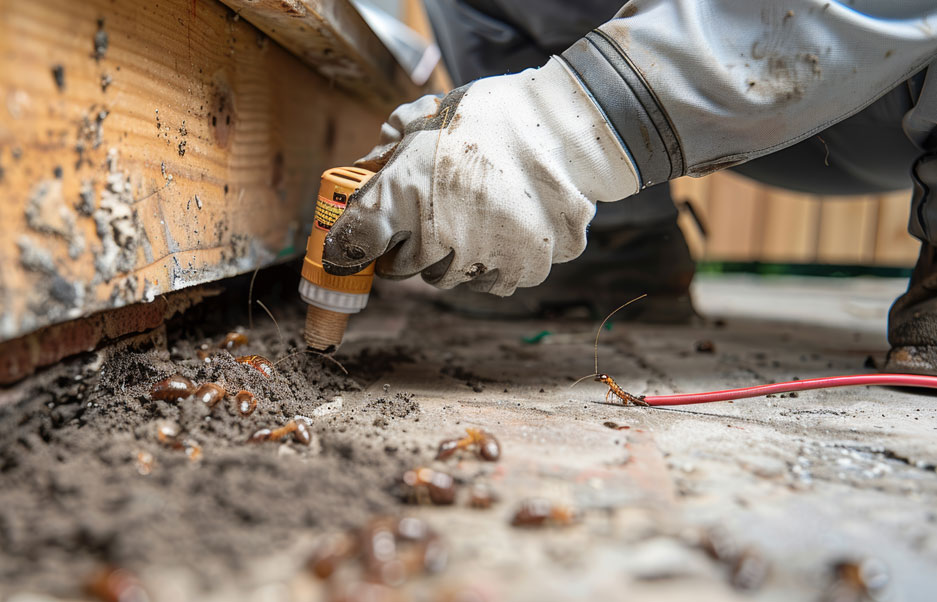 Traiter une infestation sévère de termites